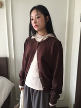 Helene Crewneck Cardigan (5Color)