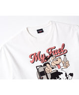 LB デイリーファームウォッシュドTシャツ (アイボリー)
