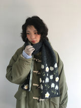 Daisy Wool Touch Muffler (2color)