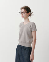 [MADE] New oven V-neck linen short sleeve knit