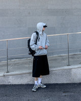 Easy Side Snap Bermuda Sweat Pants