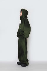 spray-washed string pants
