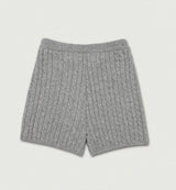 Cable Knit Shorts [gray]