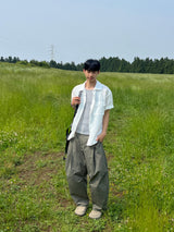 リボルバーナイロン半袖シャツ – M, L (3 Colors)
