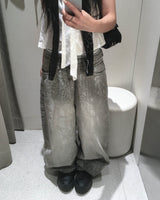 グレーレオパードパンツ