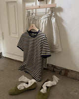 [ORIGINAL] Ento Stripe Ringer T-Shirt