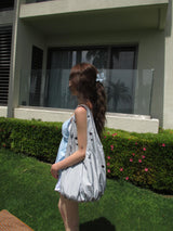 eyelet point shoulder bag