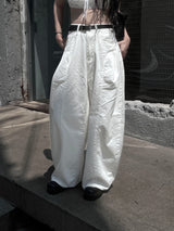cut-line volume-up wide pants