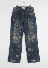 DAMAGE DIRTY DENIM