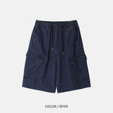 Washed Cargo Bermuda Pants (4color)