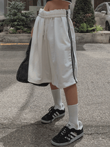 トラックラインバミューダワイドトレーニングパンツ