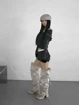 LATENCY open toe boots(3 color) 