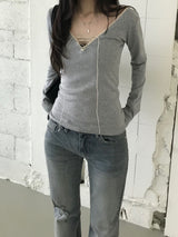 Karin Lace Eyelet T-shirt (3 colors)