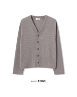 (UNISEX) Knitted V-Neck Cardigan