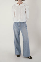 Light washing denim
