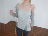 puzzle sage long camisole(2 color)