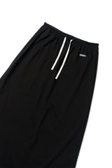 Jersey long skirt_black