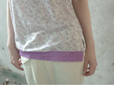 butterfly lace sleeveless