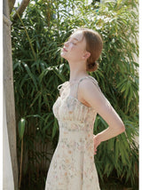 Daphne flower dress Ivory