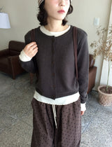 Freon Wool Round Cardigan