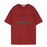 Alphabet Serenity Tee Red