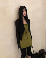 シュニングビスチェミニドレス