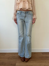 soft bootcut denim pants