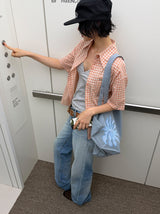 チャームチェックシャツ
