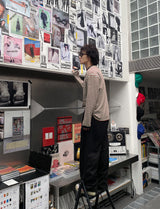 No.1056 P ナッピングストライプウォーマーT (3color)
