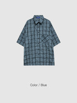 [Summer Recommendation] Tencel Cool Check Short Sleeve Shirt