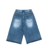 ブリムデニムバミューダパンツ (2 Colors)