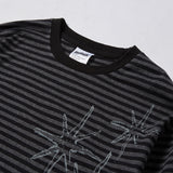 Untitled Starrynight Small Stripe Long Sleeve BLack Chacoal