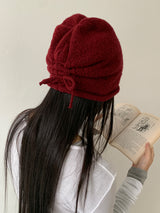 SHIRRING WOOL BEANIE (4C)
