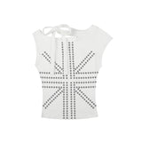 Nua Modern Stud Pattern Top