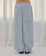 FROSS GLOSSY TRACK PANTS (SKY BLUE) F26QD162