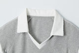 Serin Polo Collar Slim Top