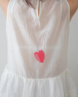 VANLENTINE HEART BRUSH KEYRING (PINK)