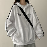 Fector Color Track Line Boxy Fit Hoodie