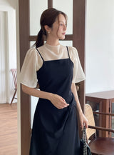 Shua Twist Wrap Bustier Long One Piece