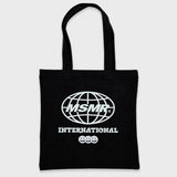 Global logo eco bag Black