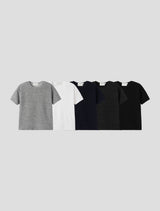 [1+1] Muscle fit crop knit