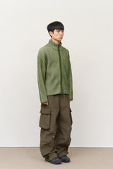 Meen Knitted Zip Up