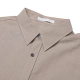 LMN マーエッセンシャルリネンセミオーバーシャツ (12 colors)