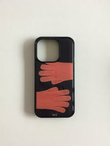 Orange Gloves Epoxy Silver Case