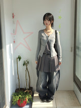 punching pocket cardigan