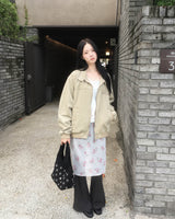 Two button pigment jacket