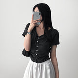 Mitte Spandex Shirring Unit Price, Short-Sleeved Cardigan
