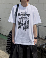 Weaver Printing Oversized Half Sleeve Tee