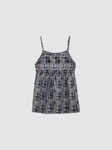 Meadow Check Button Blouse (2c)