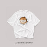 [A-T0302] アンニョンキャット半袖Tシャツ (6タイプ)